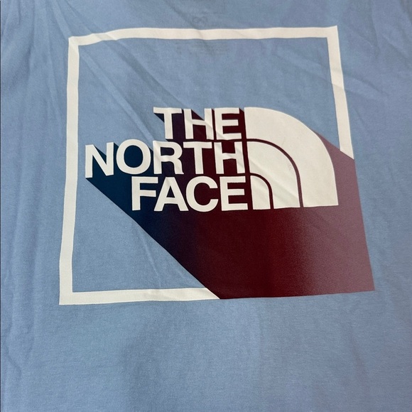The North Face Men's Light Blue Short Sleeve Tee - Picture 3 of 4